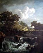 Jacob van Ruisdael Sunlight on the Waterfront France oil painting reproduction